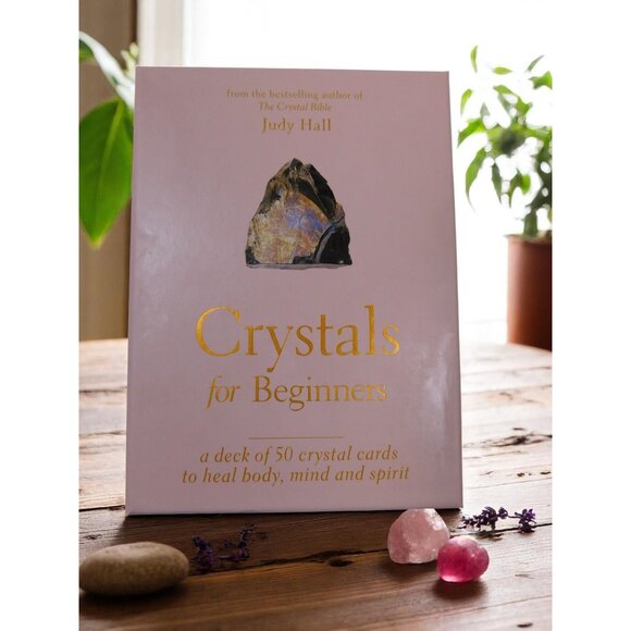 Crystals For Beginners Deck By Judy Hall 50 Cards To Heal Body Mind & Spirit New - Picture 3 of 11